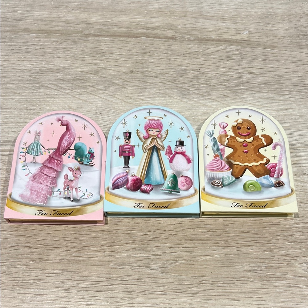 Too Faced Let it Snow Globes eyeshadow trio